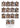 Wood Carved Set of 14 Stations of the Cross (1307)