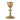 traditional Gothic chalice. all gold plated. ornate throughout. scalloped shaped base