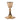 gold plated neo gothic chalice with latin text on cup. ornate over cup and cross on base