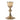 gold plated neo gothic chalice with hexagonal base. holy family panels