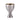 silver plated chalice with hammered finish. silver outside, gold inside