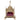 Traditional polished brass relic shrine with clear glass on all four sides. Ornate shrine with ornamental details. For relic display