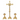 traditional baroque brass altar cross, brass crucifix with silver corpus, brass altar cross with 2 candlesticks, matching candlesticks