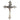 H-60SWC Silver Plated Wall Crucifix