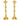H-98G-24 Gold Plated Candlestick