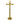 H-98ACG Gold Plated Altar Cross