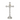 H-98ACSHS Short Silver Plated Altar Cross