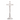 Decorative silver plated traditional altar cross, crucifix with silver corpus, ornate cross, crucifix 