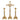 Pair of decorative brass baroque style altar candlesticks with matching altar cross, pair of baroque altar candlesticks with altar cross, pair of brass altar candlesticks with brass altar cross, pair of baroque style brass candlestick with baroque style altar cross, brass altar cross, crucifix with silver corpus
