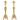 Pair of Brass baroque style angel candlesticks, pair of brass angel candlesticks, pair of brass baroque candlesticks, pair of baroque angel candlesticks 