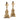 Pair of short ornate brass altar candlesticks, pair of ornate brass altar candlesticks, pair of short brass candlesticks, pair of short brass altar candlesticks