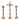 Pair of traditional ridge stem altar candlesticks with matching altar cross, brass altar candlesticks with altar cross, traditional altar candlesticks with altar cross, brass candlesticks with altar cross, ridge stem brass altar candlesticks with altar cross, brass altar cross, crucifix with silver corpus