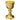 smooth gold marian communion cup
