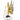 H-365GS Gold Plated Triple Sanctus Wall Bell with Standing Angel Figure