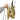 H-365B Brass Triple Sanctus Wall Bell with Standing Angel Figure