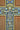(H-284) Baked Enamel Wall Crucifix