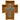 (H-284) Baked Enamel Wall Crucifix