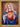 (T-142) Baked Enamel Panel of Immaculate Heart of Mary