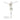 H-5CINRI Silver Plated Corpus for your Crucifix, 9" ht.