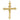 H-416 Brass Wall Hanging Crucifix