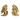 H-424 Pair of Kneeling Angels Ornamental Symbolism