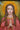 (T-118) Baked Enamel Panel of St. Philomena