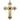 purple amethyst pectoral cross, gold plated
