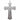 *H-7615S Silver Plated IHS Bishops Pectoral Cross