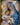 (T-131) Baked Enamel Panel of Mary with Child