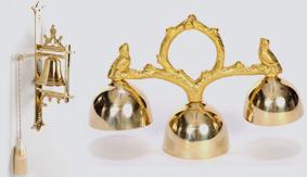 Quadruple Altar Bells - Brass Alloy - Width 20 cm - JAKOBCZAK